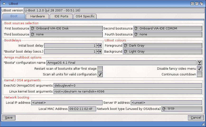 Workbench 2.0 Preferences